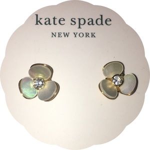 kate spade disco pansy earrings